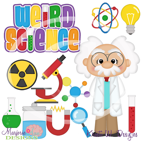 Weird Science SVG Cutting Files/Paper Piecing +Clipart - Click Image to Close
